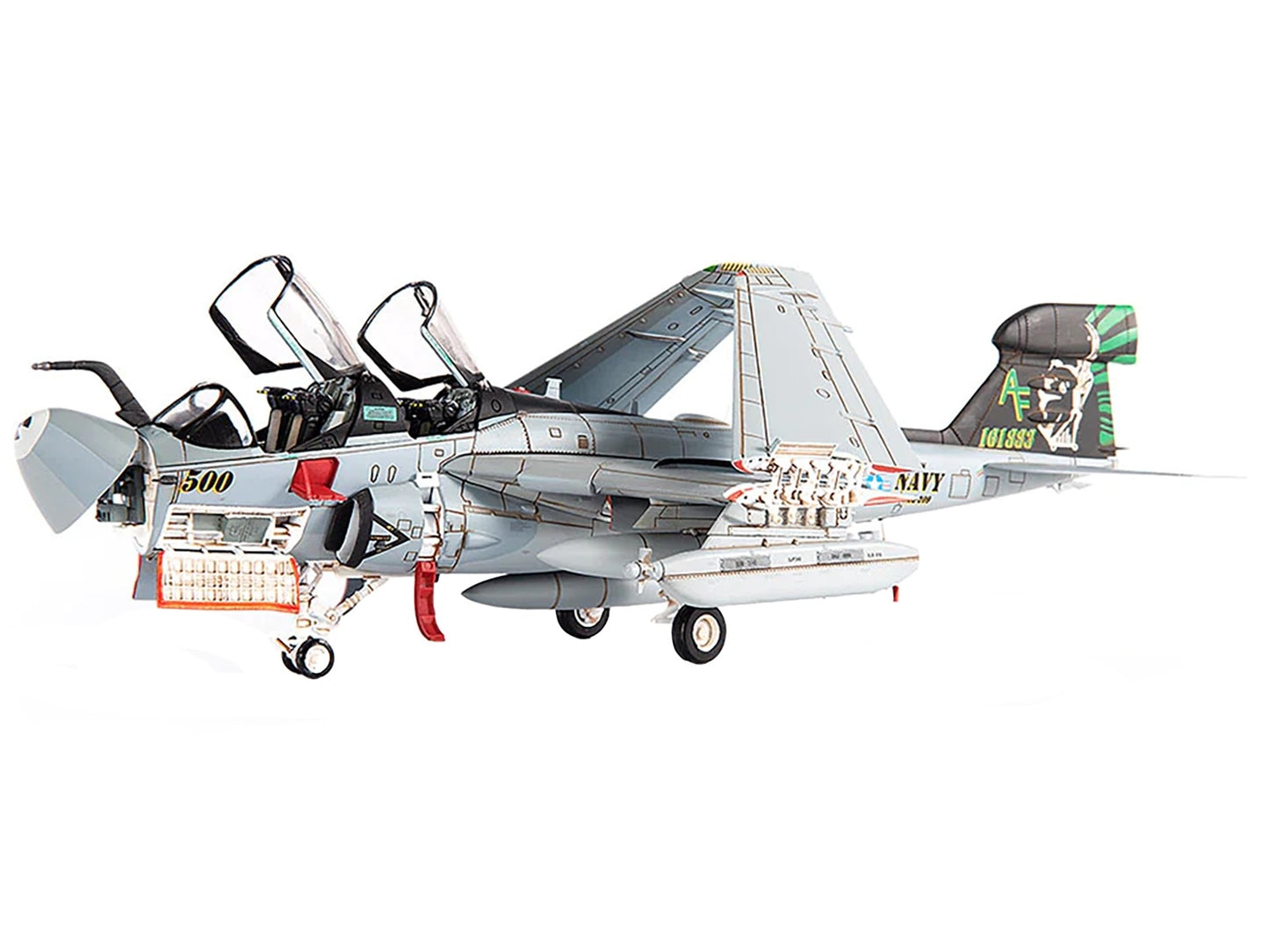 Northrop Grumman EA-6B Prowler Attack Aircraft "VAQ-209 Star Warriors USS George H.W. Bush" (2010) United States Navy 1/72 Diecast Model by JC Wings