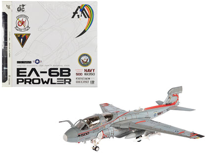 Northrop Grumman EA-6B Prowler Attack Aircraft "VAQ-132 Scorpions USS John F Kennedy" (2005) United States Navy 1/72 Diecast Model by JC Wings