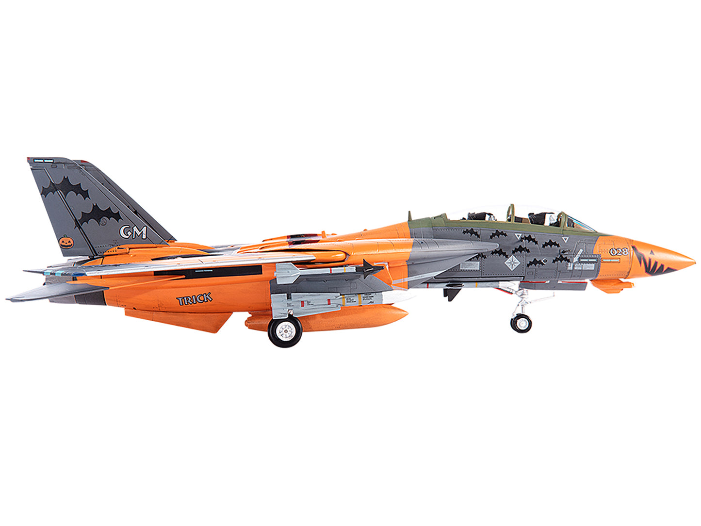 Grumman F-14D Tomcat Fighter Plane Ace Combat "Pumpkin Face" 1/72 Diecast Model by JC Wings