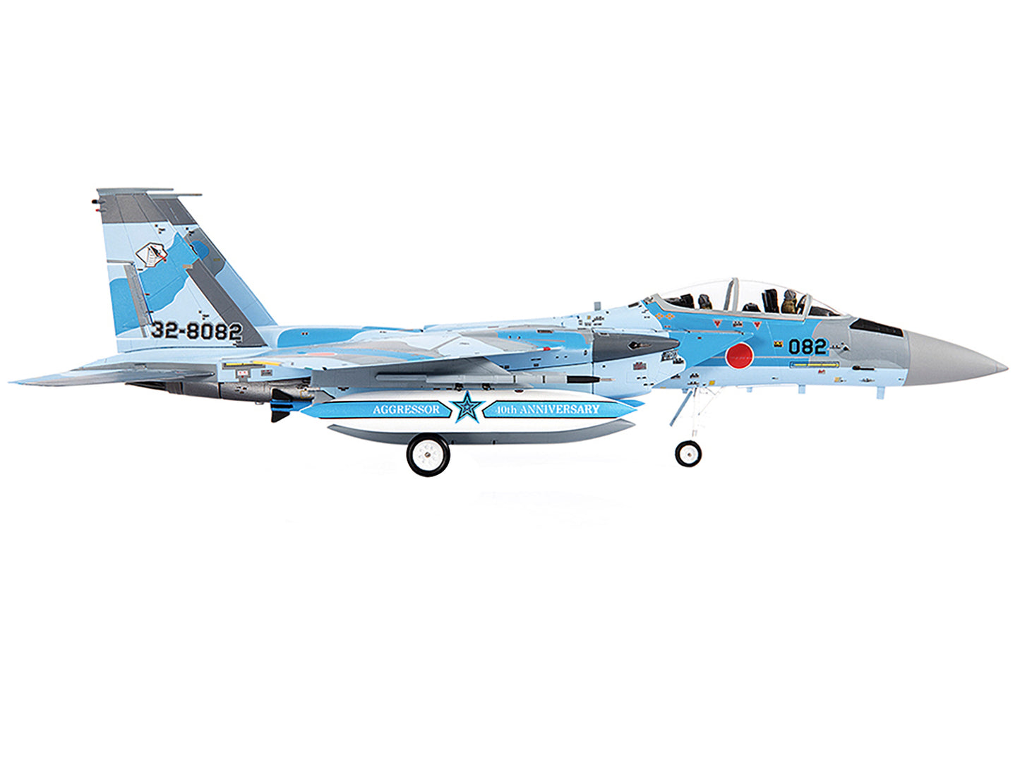 Mitsubishi F-15DJ Eagle Fighter Plane "JASDF (Japan Air Self-Defense Force) Tactical Fighter Training Group 40th Anniversary Edition" (2021) 1/72 Diecast Model by JC Wings