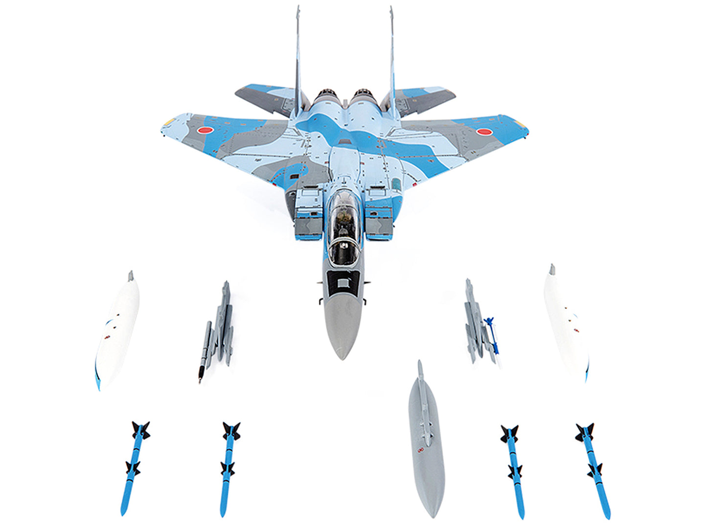 Mitsubishi F-15DJ Eagle Fighter Plane "JASDF (Japan Air Self-Defense Force) Tactical Fighter Training Group 40th Anniversary Edition" (2021) 1/72 Diecast Model by JC Wings