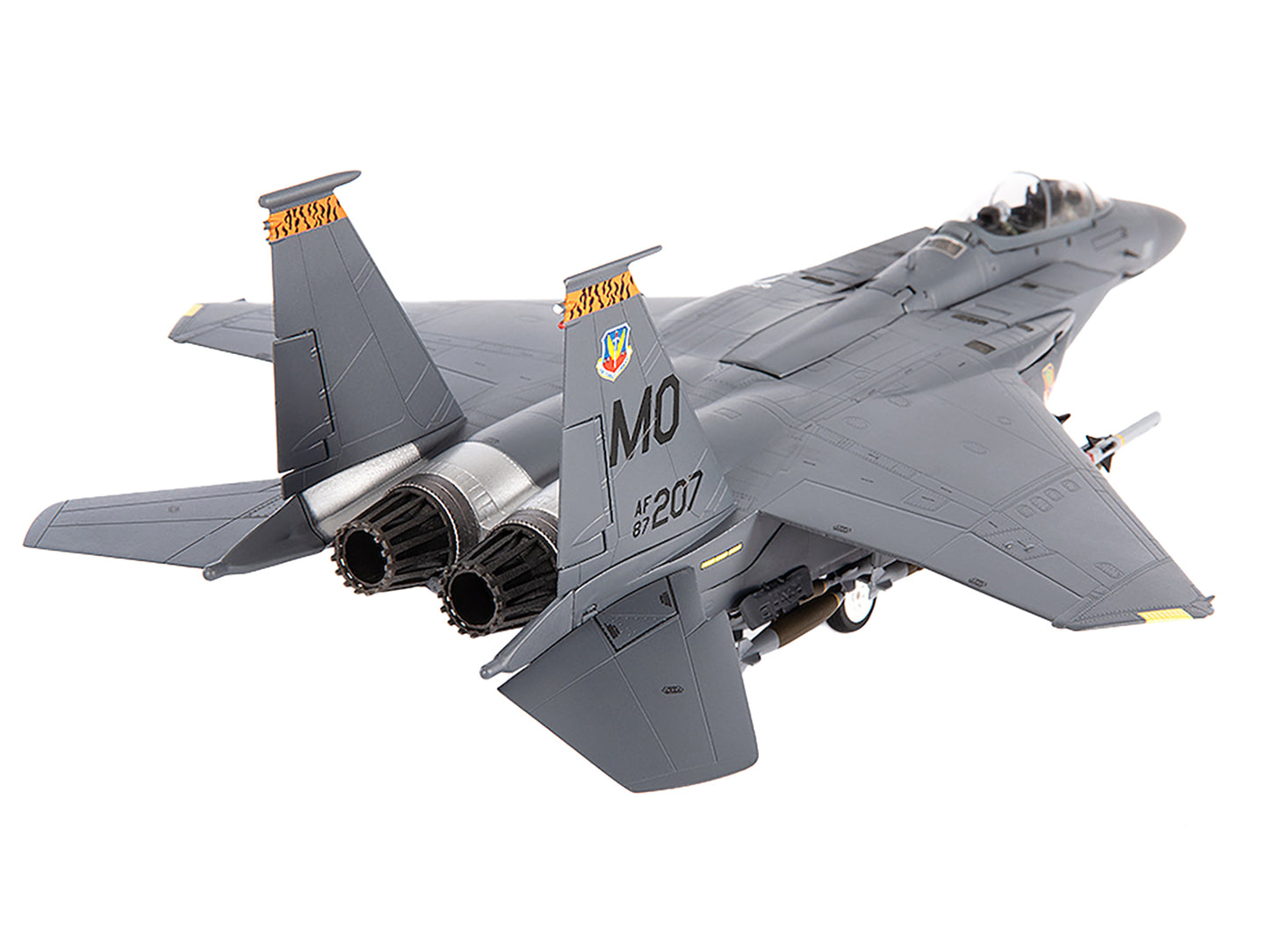 McDonnell Douglas F-15E Strike Eagle Fighter Aircraft "391st FS Bold Tigers 366th Fighter Wing Operation Enduring Freedom" (2001) United States Air Force 1/72 Diecast Model by JC Wings