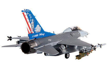 Lockheed F-16D Fighting Falcon Fighter Plane "USAF ANG 121st Fighter Squadron 113th Fighter Wing" (2011) 1/72 Diecast Model by JC Wings