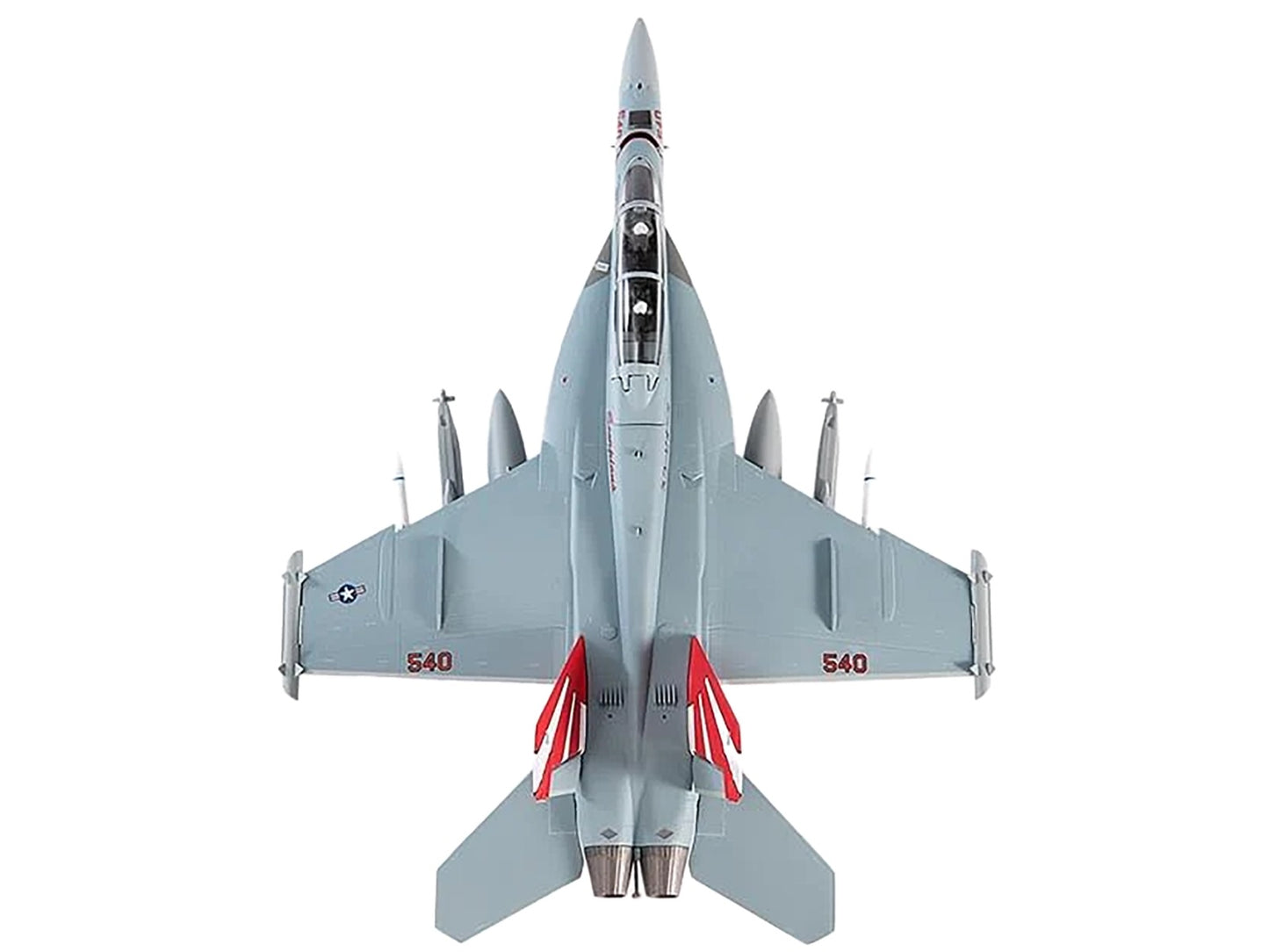 Boeing EA-18G Growler Aircraft "VAQ-132 Scorpions" United States Navy 1/72 Diecast Model by JC Wings