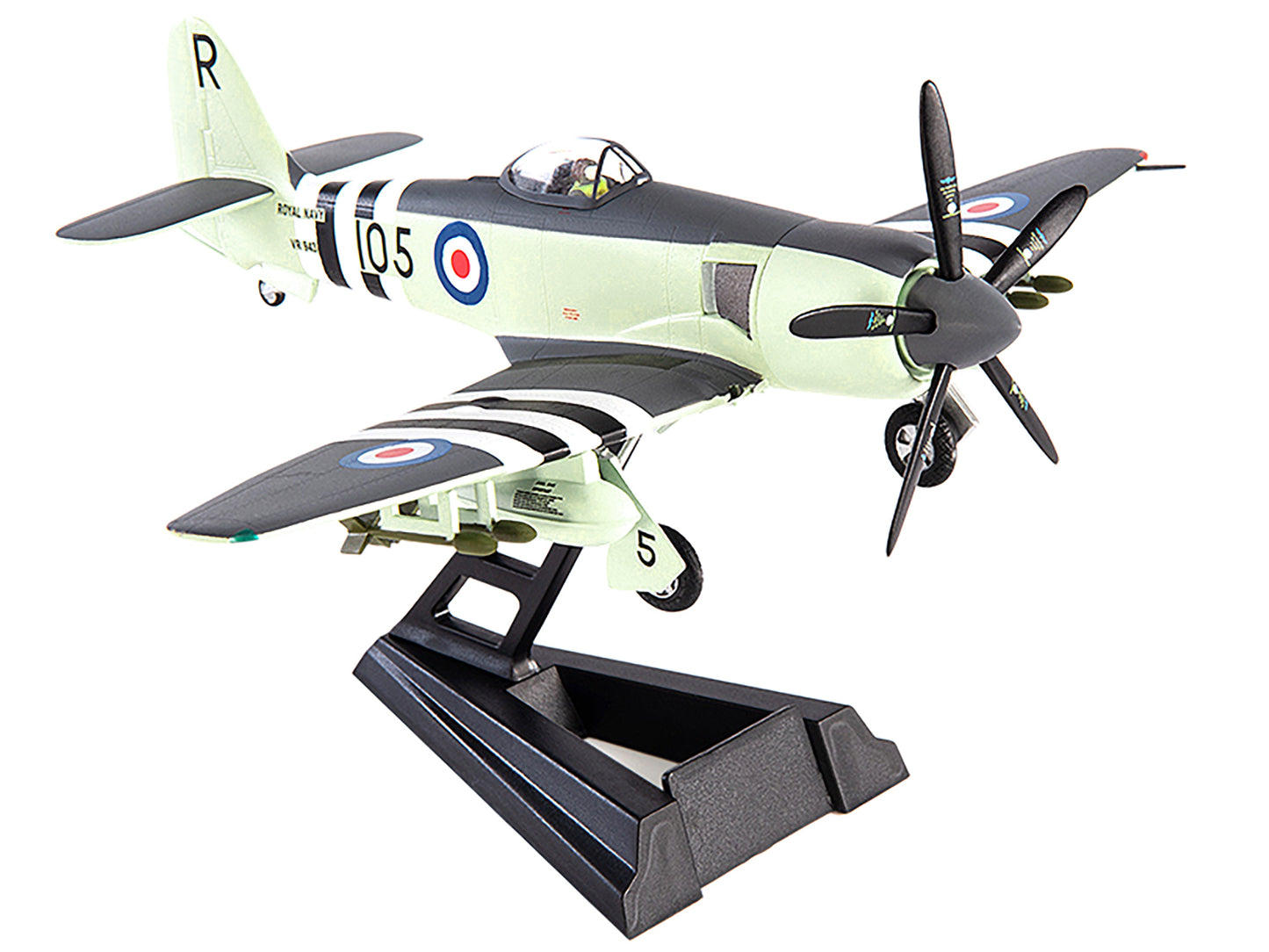 Hawker Sea Fury FB MK. II Fighter Aircraft "Royal Navy No. 804 Squadron FAA HMS Glory Korean War" (1951) 1/72 Diecast Model by JC Wings