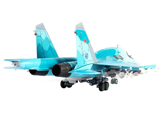 Sukhoi SU-34 Fullback Fighter Aircraft "Russian Air Force Ramenskoye" (2011) 1/72 Diecast Model by JC Wings