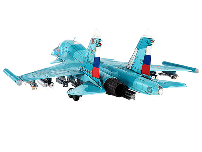 Sukhoi Su-34 Fullback Bomber Aircraft "Ukraine War" (2022) Russian Air Force 1/72 Diecast Model by JC Wings