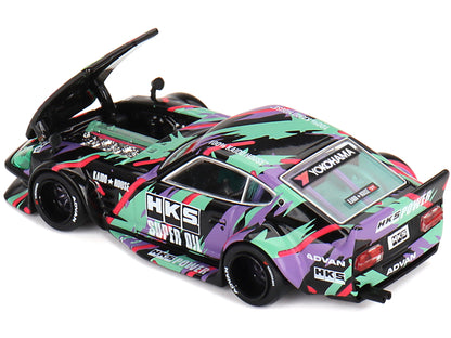 Nissan Fairlady Z RHD (Right Hand Drive) "HKS" Livery (Designed by Jun Imai) "Kaido House" Special 1/64 Diecast Model Car by Mini GT