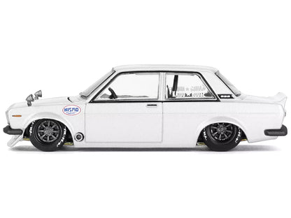 Datsun 510 Street "Nismo V2" White (Designed by Jun Imai) "Kaido House" Special 1/64 Diecast Model Car by Mini GT