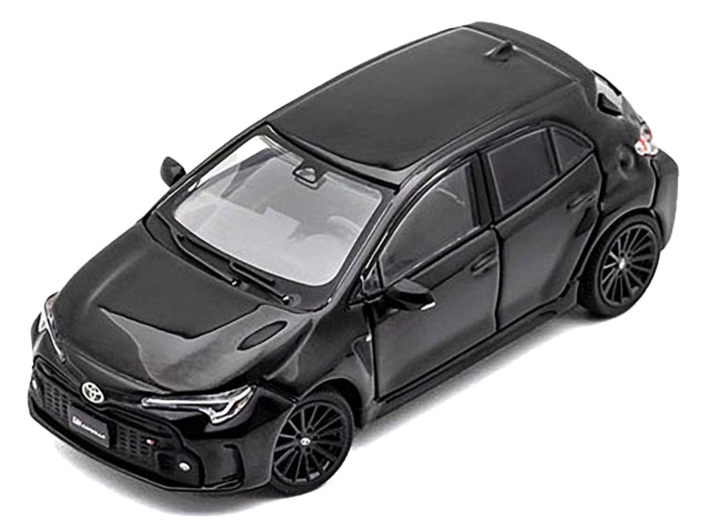 2022 Toyota GR Corolla Black 1/64 Diecast Model Car by GCD