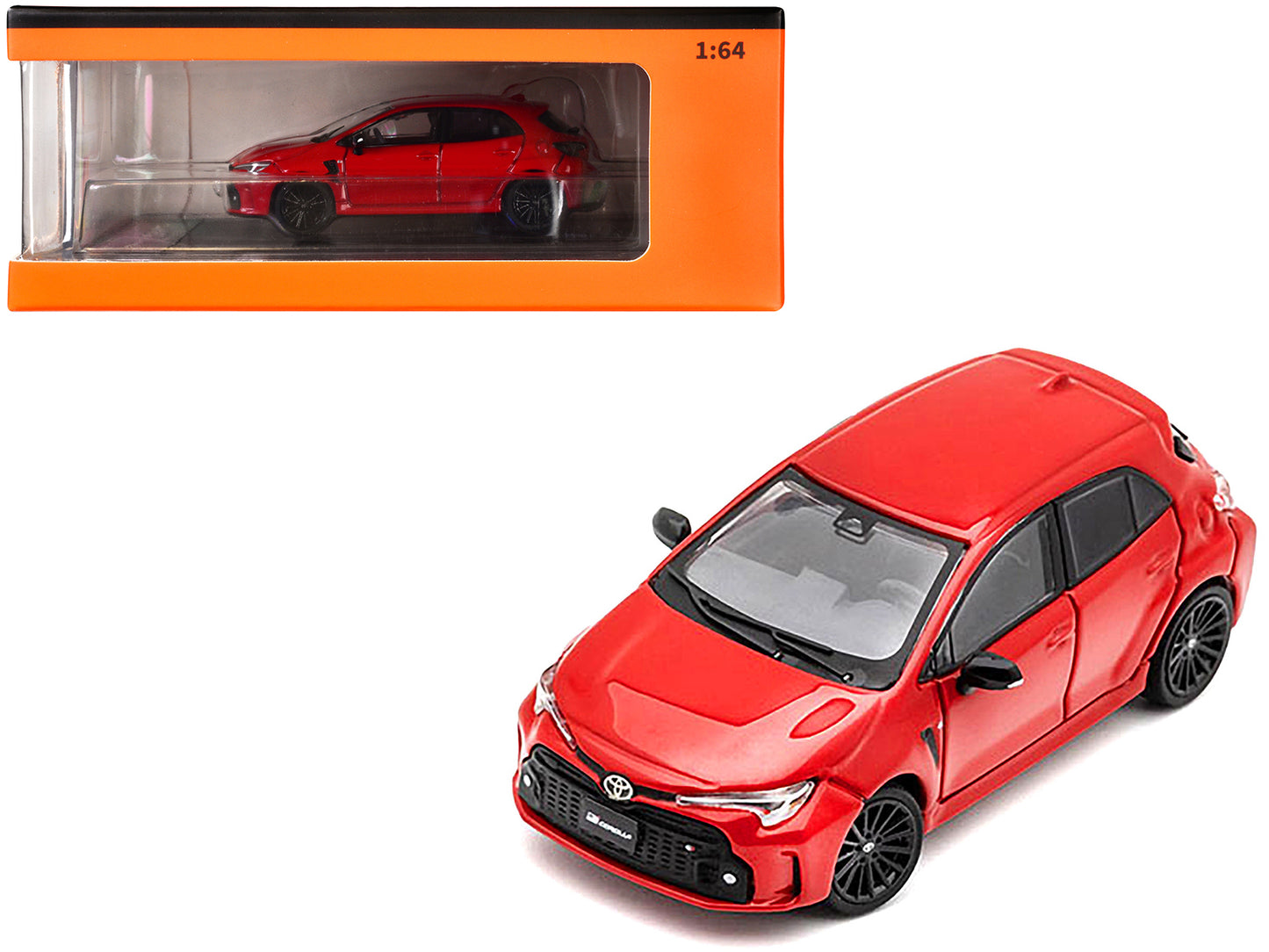 2022 Toyota GR Corolla Red 1/64 Diecast Model Car by GCD