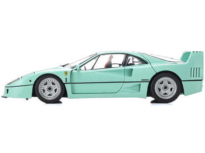 Ferrari F40 Mint Green 1/18 Diecast Model Car by Kyosho