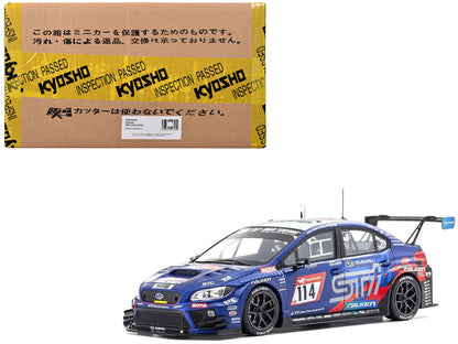 Subaru WRX STI #114 Carlo van Dam - Marcel Lasee - Kota Sasaki - Tim Schrick "24 Hours of Nurburgring" (2022) 1/18 Model Car by Kyosho