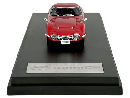 Toyota 2000GT RHD (Right Hand Drive) Red 1/64 Diecast Model Car by LCD Models