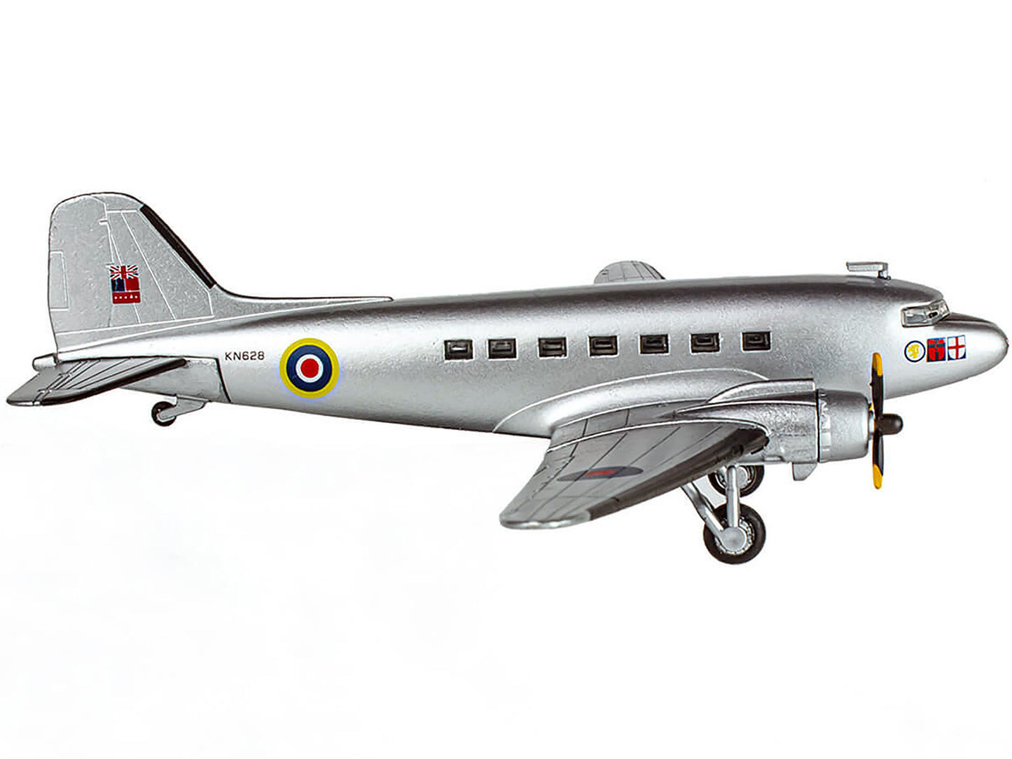 Douglas C-47 Dakota Transport Aircraft "Field Marshal Montgomery No. 24 Squadron" Royal Air Force (1945) "Planes of World War II" Series 1/144 Diecast Model Airplane by Luppa