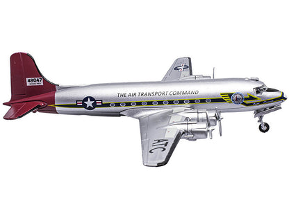 Douglas C-54 Skymaster Transport Aircraft "Berlin Airlift Candy Bomber Air Transport Command" United States Air Force (1945) "Planes of World War II" Series 1/200 Diecast Model Airplane by Luppa