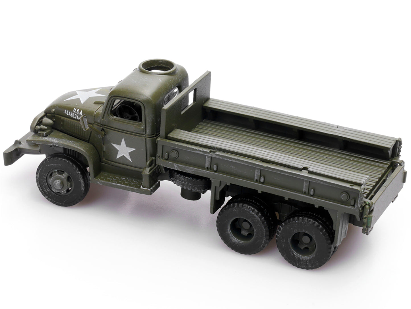 GMC CCKW 353 Truck With Mounted Gun Olive Drab "4148174-S" US Army World War II 1/72 Diecast Model by Legion