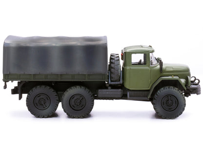 ZIL 131 Cargo Truck Green with White Stripes "Ukrainian Ground Forces" 1/72 Diecast Model by Legion