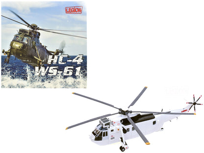 Westland Sea King HC.4 Helicopter "White Livery 845 Naval Air Squadron United Nations Protection Force Bosnia/Croatia" (1995) British Royal Navy 1/72 Diecast Model by Legion