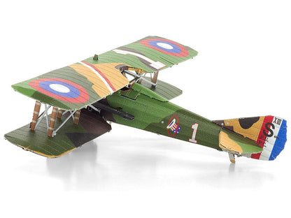 Model Kit SPAD S.XIII Fighter Aircraft "World War I" French Air Force (Moderate Difficulty) Steel Model by Metal Earth