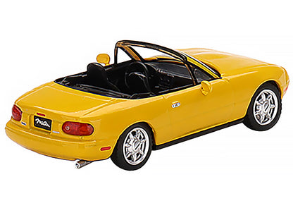 Mazda Miata MX-5 (NA) Convertible Sunburst Yellow Limited Edition to 2400 pieces Worldwide 1/64 Diecast Model Car by Mini GT