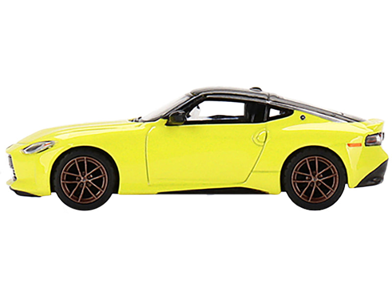 2023 Nissan Z Proto Spec Ikazuchi Yellow with Black Top Limited Edition to 3000 pieces Worldwide 1/64 Diecast Model Car by Mini GT