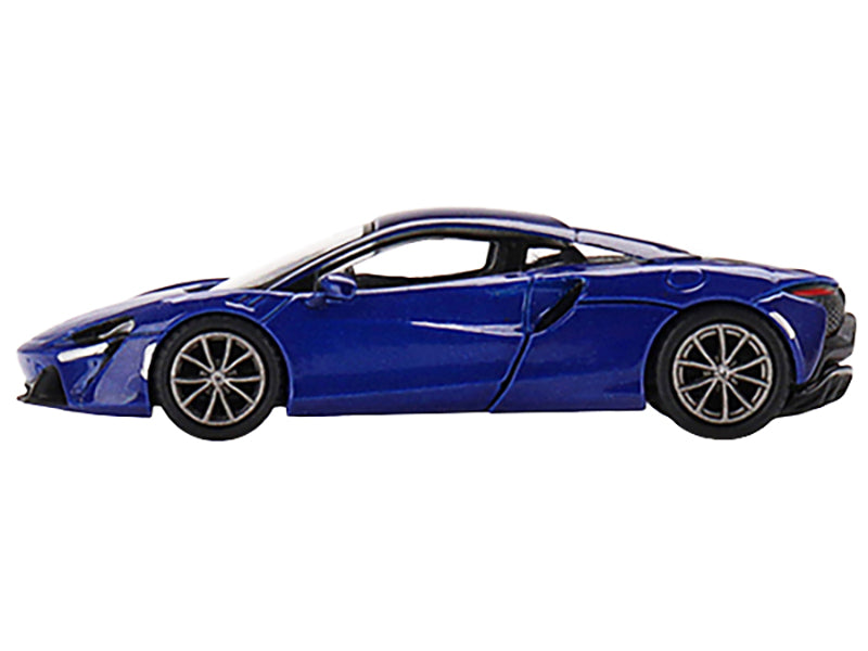 McLaren Artura Volcano Blue Metallic Limited Edition to 3000 pieces Worldwide 1/64 Diecast Model Car by Mini GT