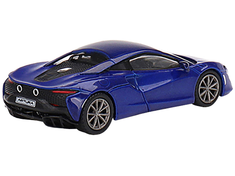 McLaren Artura Volcano Blue Metallic Limited Edition to 3000 pieces Worldwide 1/64 Diecast Model Car by Mini GT