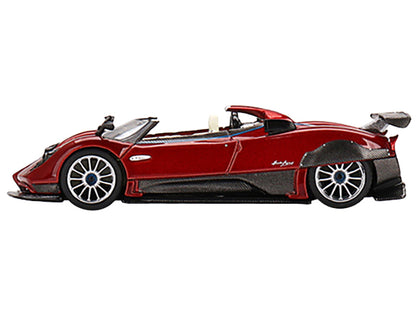 Pagani Zonda HP Barchetta Rosso Dubai Red Metallic Limited Edition to 2040 pieces Worldwide 1/64 Diecast Model Car by Mini GT