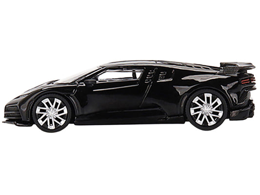 Bugatti Centodieci Black Limited Edition to 3600 pieces Worldwide 1/64 Diecast Model Car by Mini GT