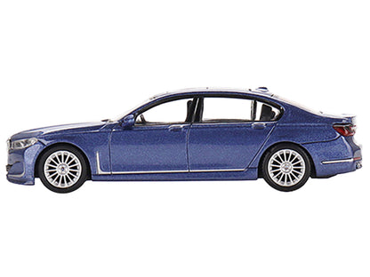 BMW Alpina B7 xDrive Alpina Blue Metallic with Sunroof Limited Edition to 2040 pieces Worldwide 1/64 Diecast Model Car by Mini GT