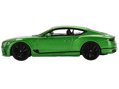 2022 Bentley Continental GT Speed Apple Green Metallic Limited Edition to 1200 pieces Worldwide 1/64 Diecast Model Car by Mini GT