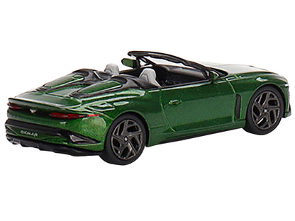 Bentley Mulliner Bacalar Convertible Scarab Green Metallic Limited Edition to 1200 pieces Worldwide 1/64 Diecast Model Car by Mini GT