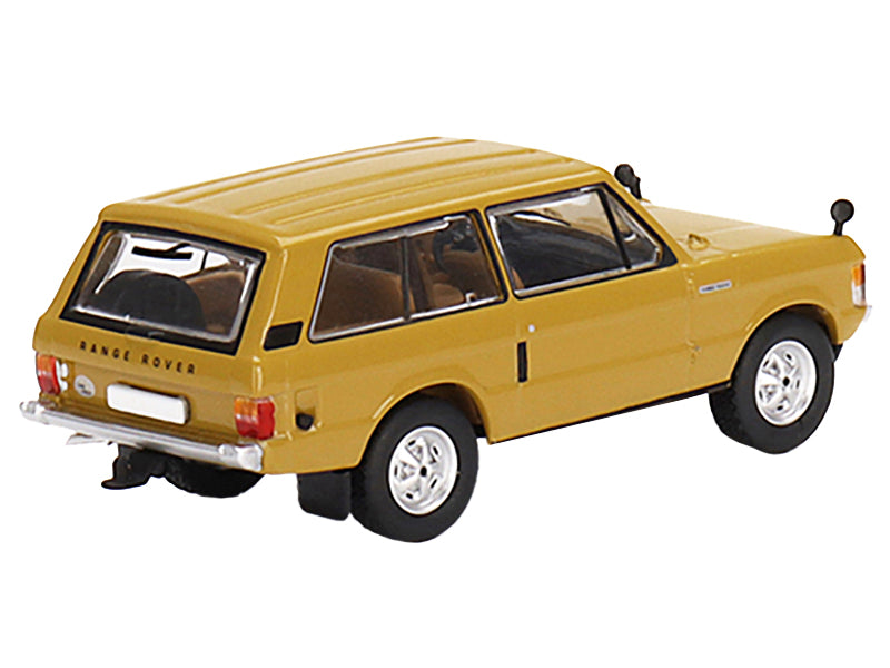 1971 Range Rover Bahama Gold Limited Edition 1/64 Diecast Model Car by Mini GT