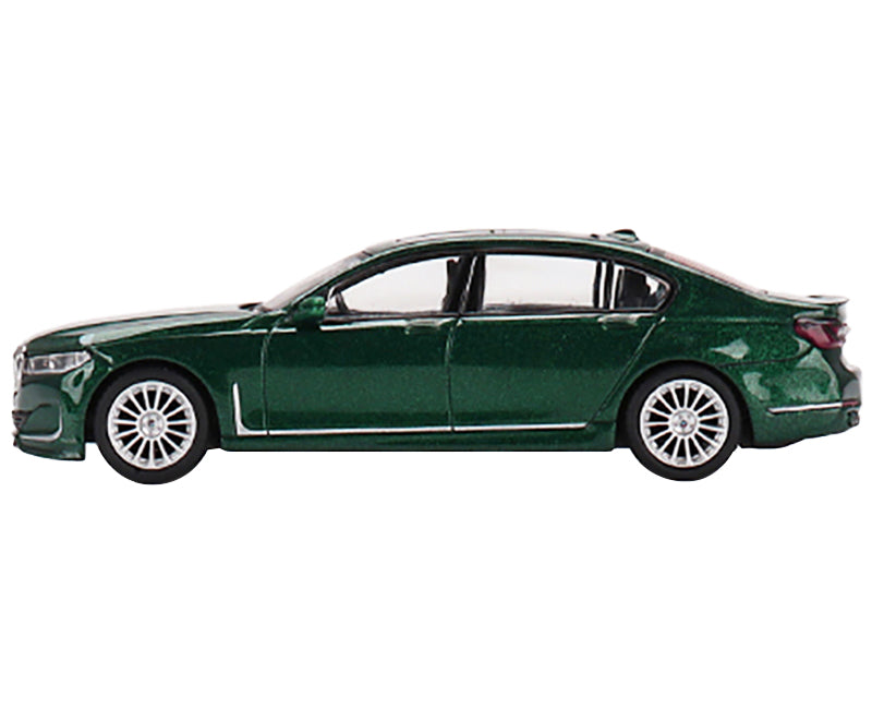 BMW Alpina B7 xDrive Alpina Green Metallic Limited Edition to 1200 pieces Worldwide 1/64 Diecast Model Car by Mini GT