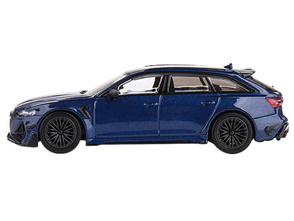 Audi RS6-R ABT Navarra Blue Metallic Limited Edition to 3240 pieces Worldwide 1/64 Diecast Model Car by Mini GT