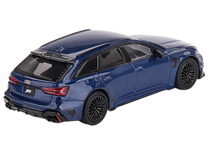 Audi RS6-R ABT Navarra Blue Metallic Limited Edition to 3240 pieces Worldwide 1/64 Diecast Model Car by Mini GT