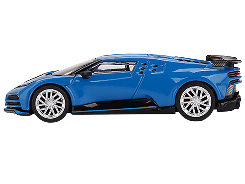 Bugatti Centodieci Blu Bugatti LHD 1/64 Diecast Model Car by Mini GT