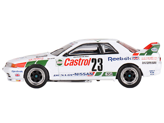 Nissan Skyline GT-R (R32) RHD (Right Hand Drive) #23 Masahiro Hasemi Gr. A Winner "Macau Guia Race" (1990) Limited Edition to 4800 pieces Worldwide 1/64 Diecast Model Car by Mini GT