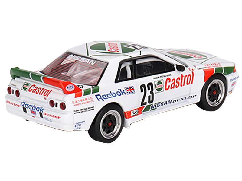 Nissan Skyline GT-R (R32) RHD (Right Hand Drive) #23 Masahiro Hasemi Gr. A Winner "Macau Guia Race" (1990) Limited Edition to 4800 pieces Worldwide 1/64 Diecast Model Car by Mini GT