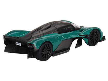 Aston Martin Valkyrie Racing Green Metallic Limited Edition to 3960 pieces Worldwide 1/64 Diecast Model Car by Mini GT