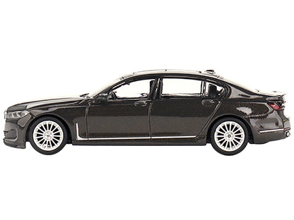 BMW Alpina B7 xDrive Dravit Gray Metallic with Sunroof Limited Edition to 1800 pieces Worldwide 1/64 Diecast Model Car by Mini GT