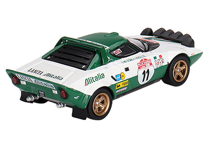 Lancia Stratos HF #11 Bjorn Waldegard - Hans Thorszelius Winner "Rally Sanremo" (1975) Limited Edition to 2400 pieces Worldwide 1/64 Diecast Model Car by Mini GT