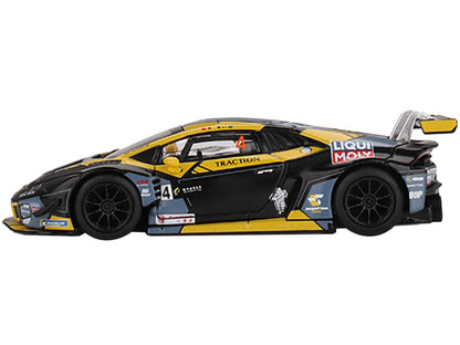 Lamborghini Huracan GT3 EVO #4 Kang Ling "Phantom Pro Racing" 3rd Place "Macau GP-Macau GT Cup" (2022) Limited Edition to 5400 pieces Worldwide 1/64 Diecast Model Car by Mini GT