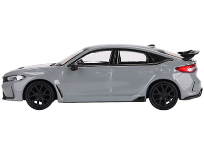 2023 Honda Civic Type R RHD (Right Hand Drive) Sonic Gray Pearl Limited Edition to 2400 pieces Worldwide 1/64 Diecast Model Car by Mini GT