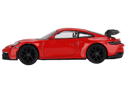 Porsche 911 (992) GT3 Guards Red Limited Edition to 3600 pieces Worldwide 1/64 Diecast Model Car by Mini GT