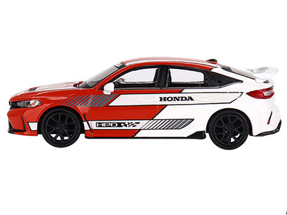 Honda Civic Type R Red and White "2023 Pace Car" Limited Edition to 3000 pieces Worldwide 1/64 Diecast Model Car by Mini GT