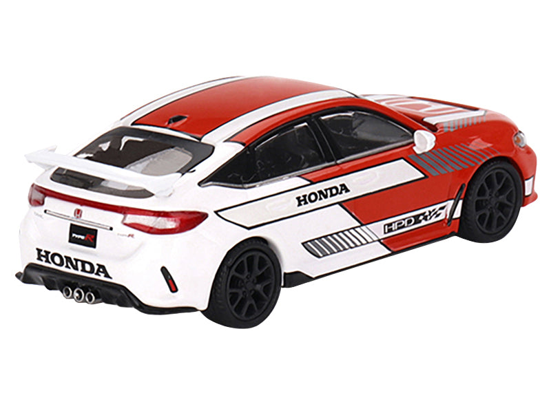 Honda Civic Type R Red and White "2023 Pace Car" Limited Edition to 3000 pieces Worldwide 1/64 Diecast Model Car by Mini GT