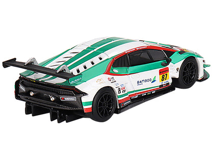 Lamborghini Huracan GT3 EVO #87 Kosuke Matsuura - Natsu Sakaguchi "Bamboo Airways - JLOC" "Super GT Series" (2023) Limited Edition 1/64 Diecast Model Car by Mini GT