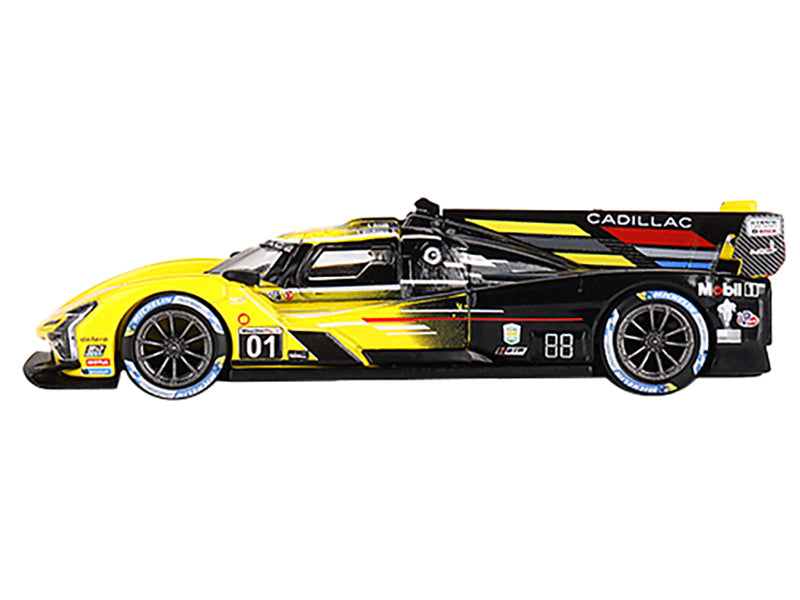 Cadillac V-Series.R #01 Sebastien Bourdais - Scott Dixon - Renger van der Zande "Cadillac Racing" 3rd Place GTP IMSA "24 Hours of Daytona" (2023) Limited Edition 1/64 Diecast Model Car by Mini GT